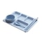 Wheat Fiber Kids Dinnerware Set With Divided Plate And Bowl For Toddlers Students 5