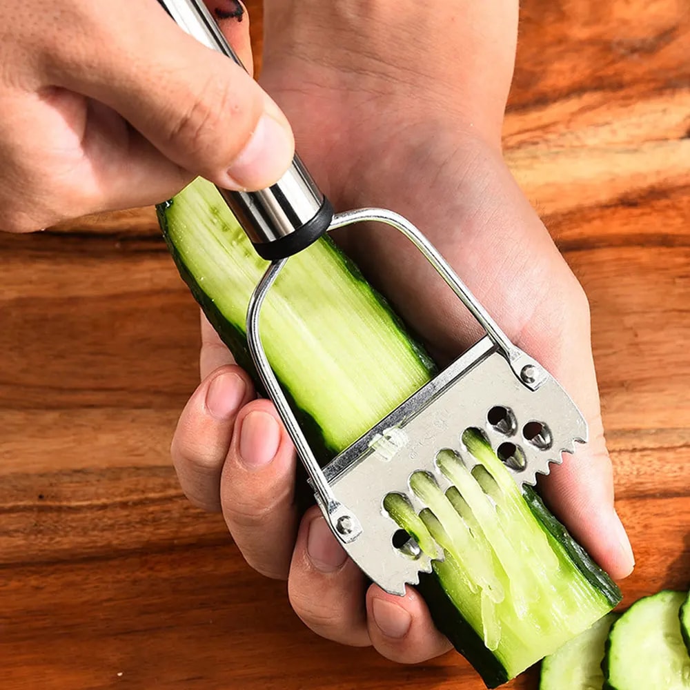 Stainless Steel Multi-Function Vegetable Peeler and Julienne Cutter