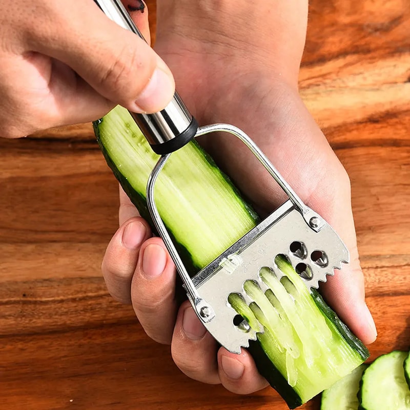 Stainless Steel Multi-Function Vegetable Peeler and Julienne Cutter