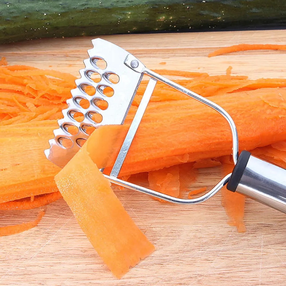 Stainless Steel Multi-Function Vegetable Peeler and Julienne Cutter