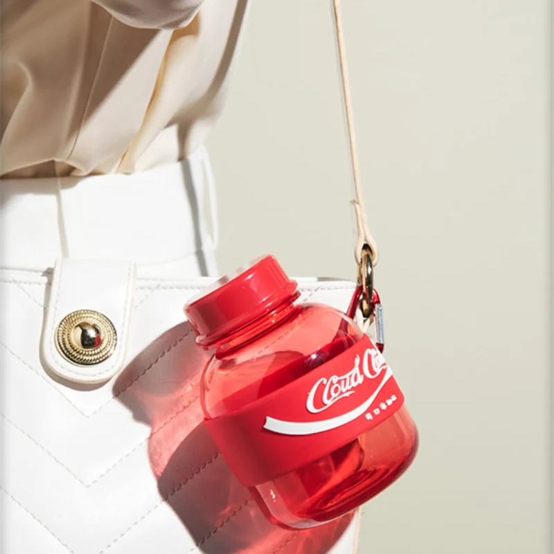 Mini Cute Water Bottle for Girls Portable Leakproof Travel Cup