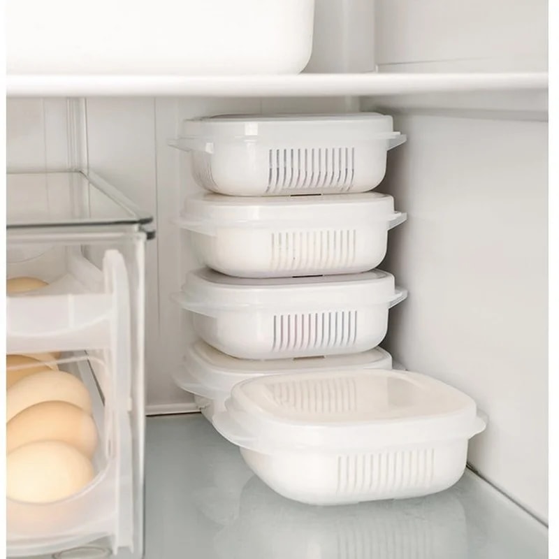 FreshLock Microwave Rice Storage Box Set for Freezer Meal Prep