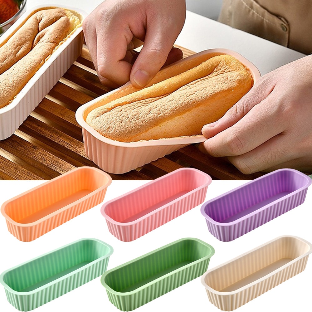 Flexible Silicone Loaf Cake Mold for Bread, Toast & DIY Baking