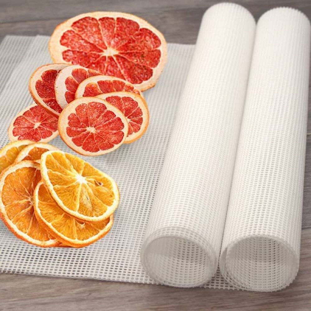 Silicone Dehydrator Mats for Food Dryers Non Stick Steamer Sheets 2 Pack