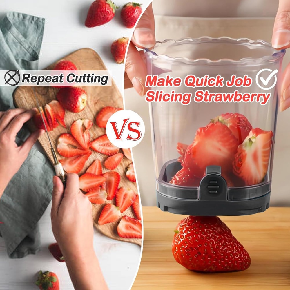 Stainless Steel Mushroom Slicer Cup for Fruits, Vegetables & Quick Kitchen Prep