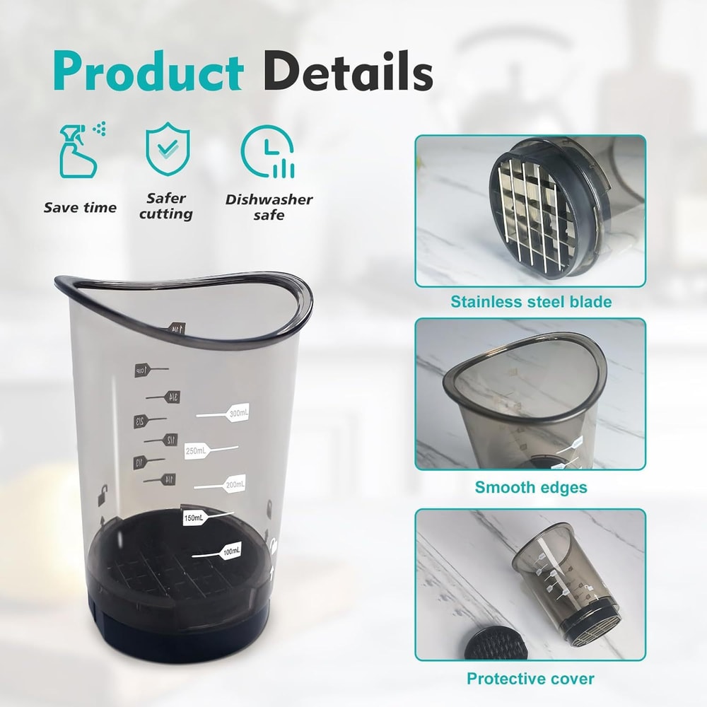 Stainless Steel Mushroom Slicer Cup for Fruits, Vegetables & Quick Kitchen Prep