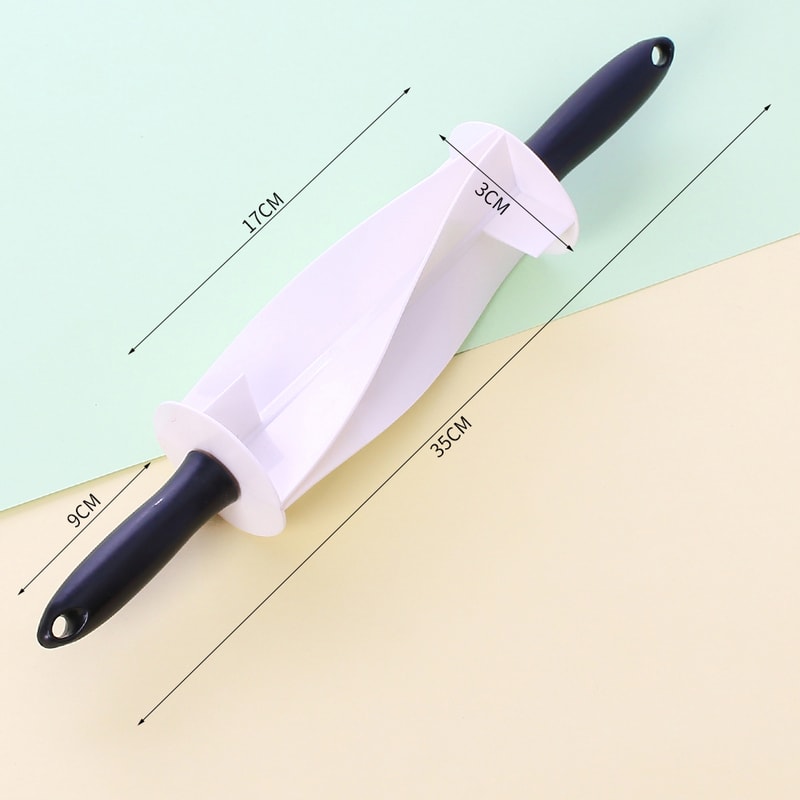 EasyRoll Croissant Cutter Roller for Perfect Pastry Dough Shapes