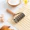 Pizza Cutter Wheel with Wooden Handle for Pastry, Dough & Baking