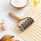 Pizza Cutter Wheel with Wooden Handle for Pastry, Dough & Baking