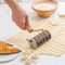 Pizza Cutter Wheel with Wooden Handle for Pastry, Dough & Baking