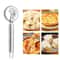 Stainless Steel Pizza Dough Cutter & Pastry Embossing Roller Tool