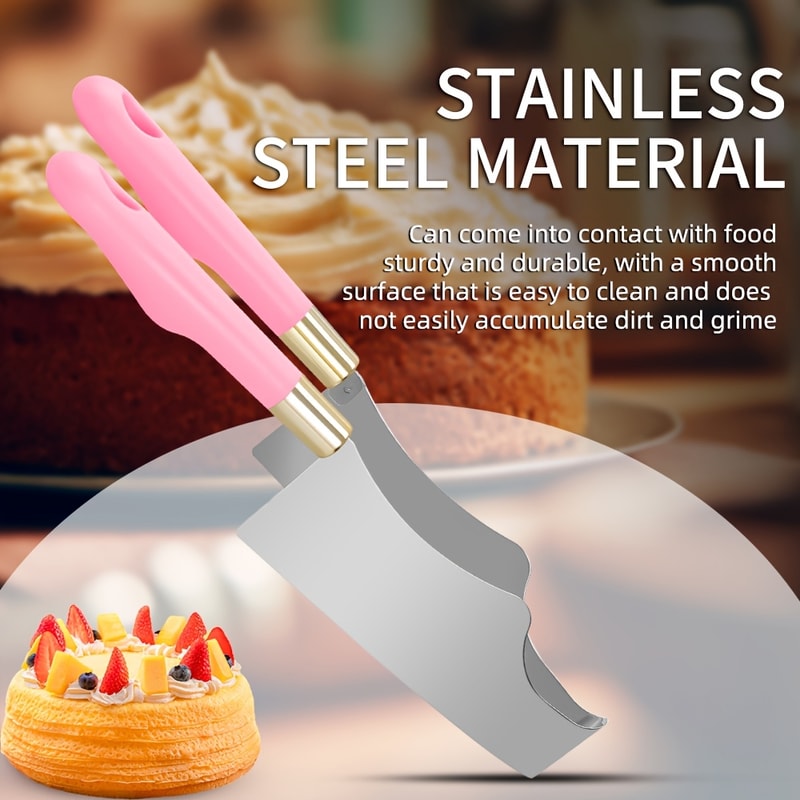 Professional Cake Slicer & Triangle Cake Cutter Stainless Steel Baking Tool
