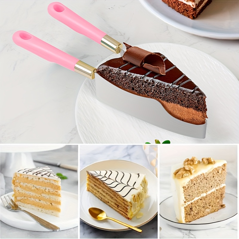 Professional Cake Slicer & Triangle Cake Cutter Stainless Steel Baking Tool