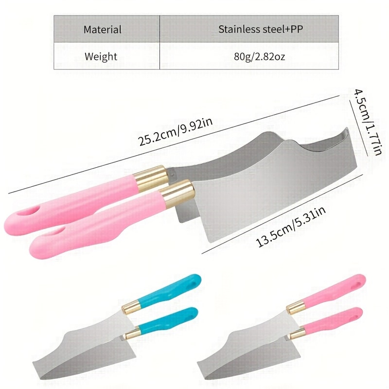 Professional Cake Slicer & Triangle Cake Cutter Stainless Steel Baking Tool