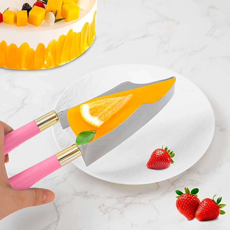 Professional Cake Slicer & Triangle Cake Cutter Stainless Steel Baking Tool