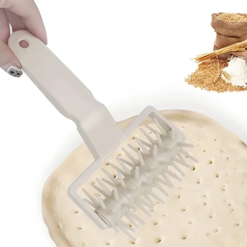 Pro Pizza Dough Docker Roller for Perfect Crispy Crusts