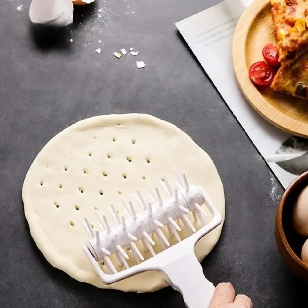 Pro Pizza Dough Docker Roller for Perfect Crispy Crusts