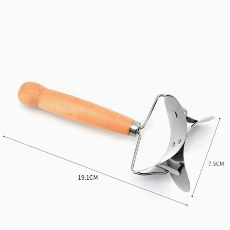 Stainless Steel Dumpling Cutter Roller for Perfect Homemade Dumpling Wrappers