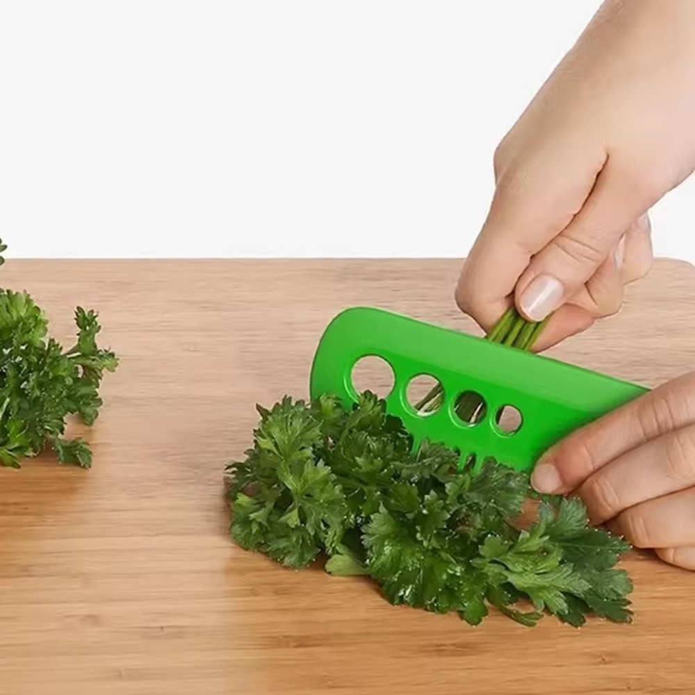 HerbEase Leaf Stripper and Vegetable Peeler for Kale, Rosemary and Fresh Herbs