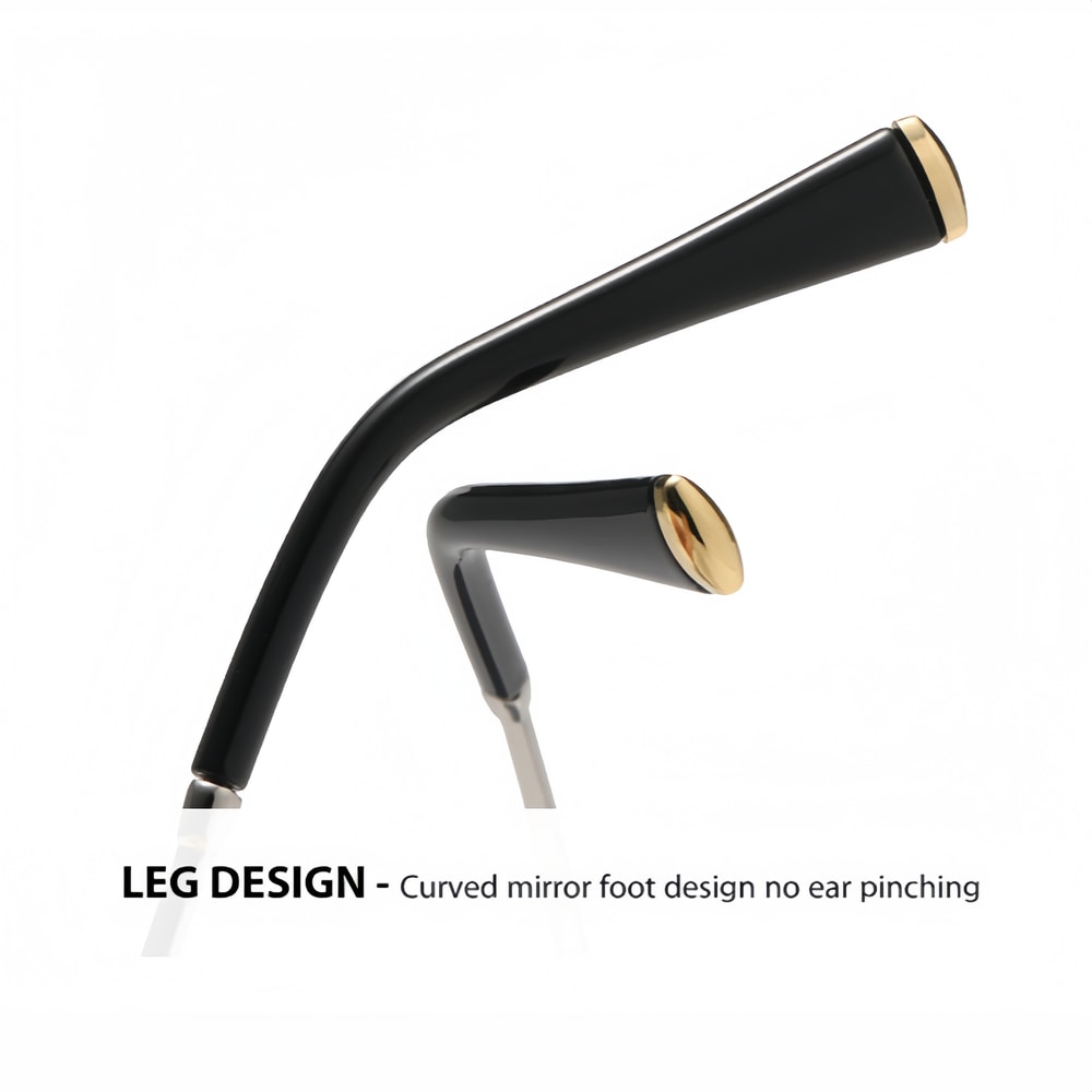 Luxe Rhombus Metal Sunglasses For Women With UV Protection 3