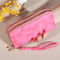 Vintage Double Layer Wristlet Wallet For Women With Zipper Coin Pocket And RFID Style Storage 3