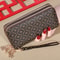 LuxeZip Long Wallet For Women Large Capacity Faux Leather Zipper Purse Clutch 0