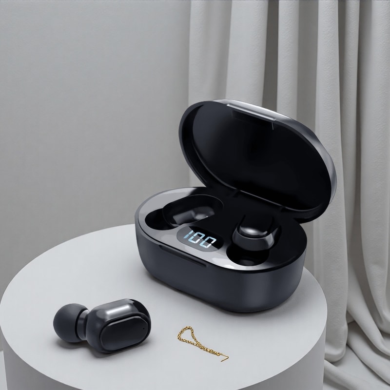 Bluetooth Gaming Earbuds with Power Case and Waterproof Sound