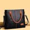 Elegant Large Capacity Tote Bag For Women PU Leather Shoulder Crossbody Handbag 5