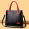 Elegant Large Capacity Tote Bag For Women PU Leather Shoulder Crossbody Handbag 6