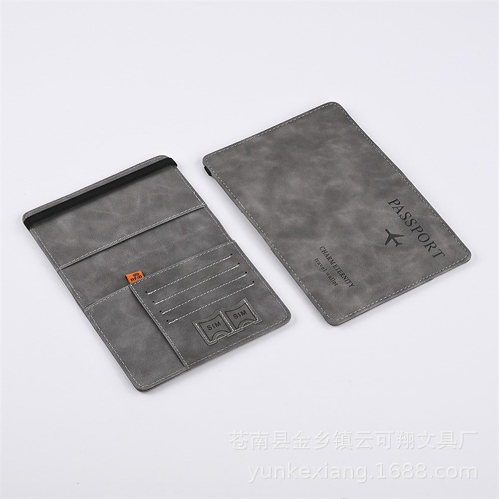 VoyaSafe RFID Travel Passport Wallet With Card Ticket Storage 3