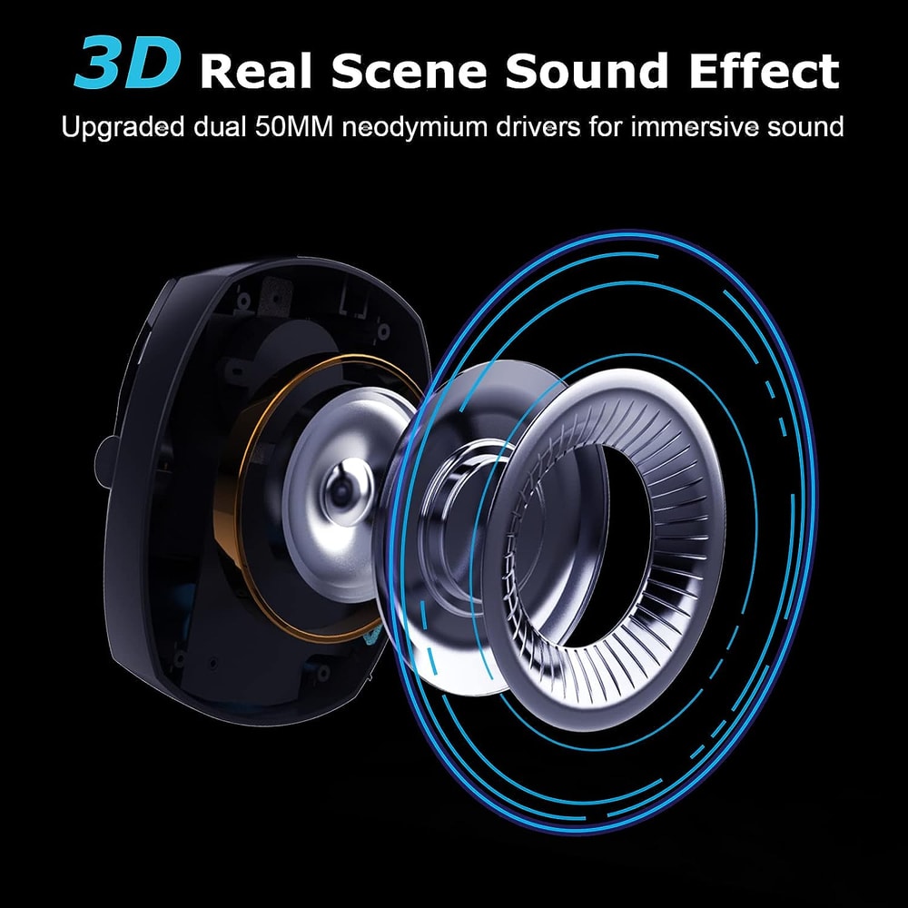 NovaSync Wireless Gaming Headset For PC Switch Mobile With Bluetooth Mic 1