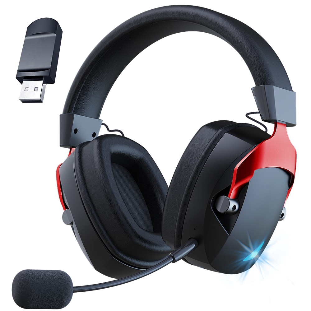 NovaSync Wireless Gaming Headset For PC Switch Mobile With Bluetooth Mic 7