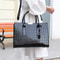 Luxe Croc Patent Leather Crossbody Tote for Women