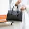 Luxe Croc Patent Leather Crossbody Tote for Women