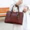 Luxe Croc Patent Leather Crossbody Tote for Women