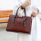 Luxe Croc Patent Leather Crossbody Tote for Women