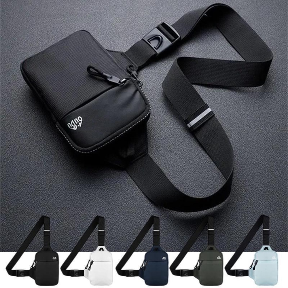 UrbanShield Waterproof Phone Crossbody Chest Bag for Men