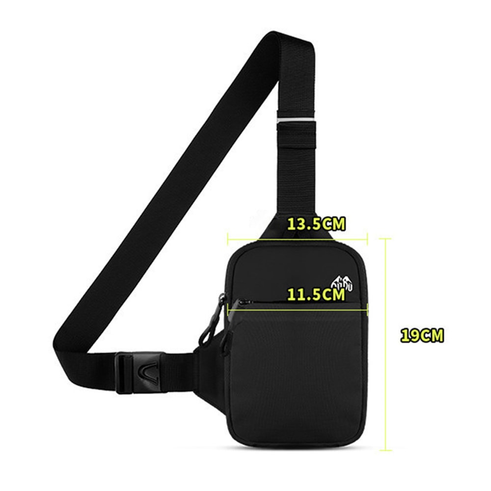 UrbanShield Waterproof Phone Crossbody Chest Bag for Men