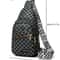 UrbanFlex Leather Chest Bag for Men & Women with Multi Zipper Crossbody Storage
