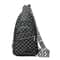 UrbanFlex Leather Chest Bag for Men & Women with Multi Zipper Crossbody Storage
