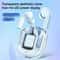 CrystalSound TWS Wireless Earbuds with LED Display & Transparent Charging Case