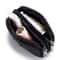Vintage Leather Double Zip Coin Purse Wallet For Women Travel Organizer Pouch 2