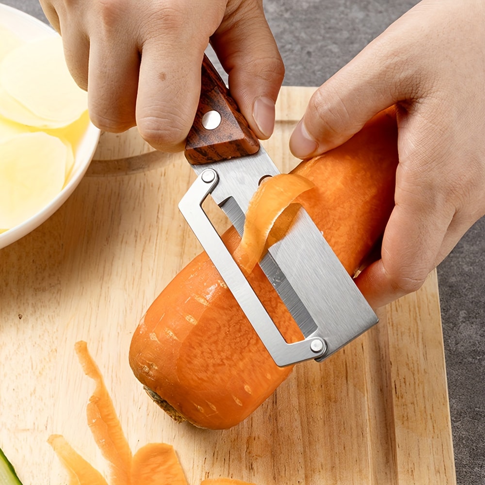 Stainless Steel Multi Function Peeler And Garlic Press Tool 1