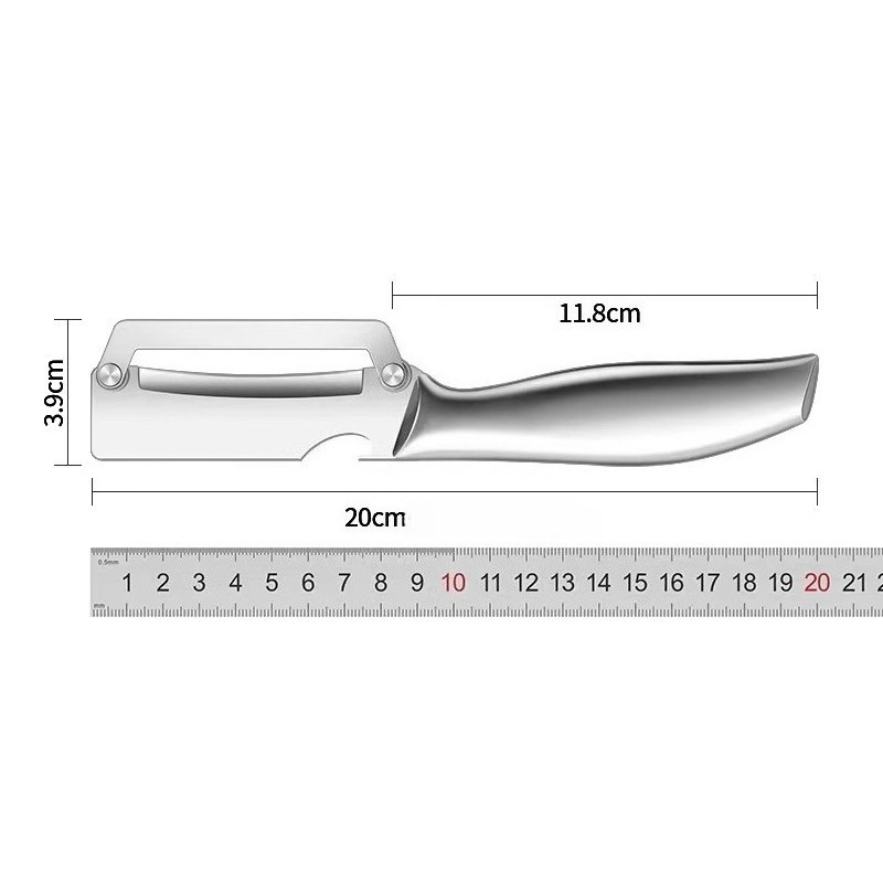 Stainless Steel Multi Function Peeler And Garlic Press Tool 4