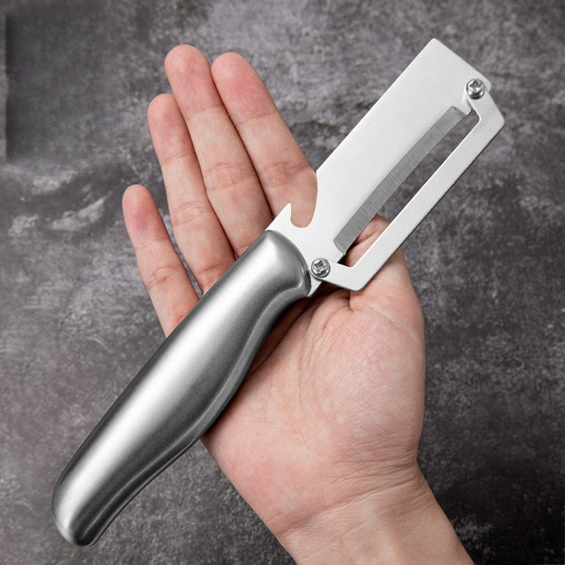 Stainless Steel Multi Function Peeler And Garlic Press Tool 3