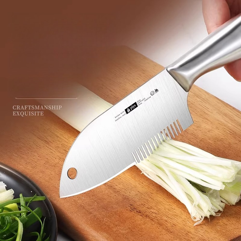 Stainless Steel Herb & Green Onion Cutter for Fast Kitchen Slicing and Garnishing