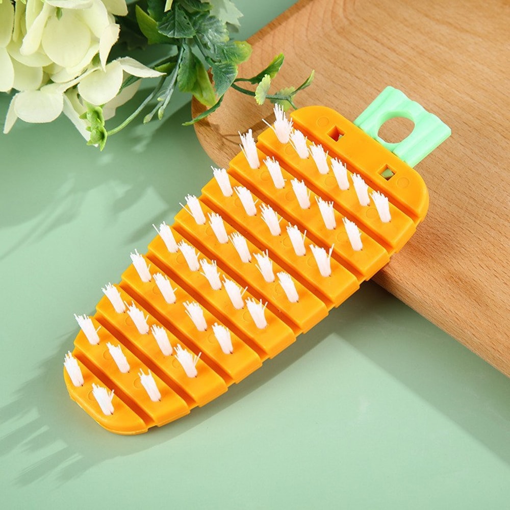 FlexiClean Vegetable Scrub Brush For Potatoes Carrots Kitchen Gaps 1