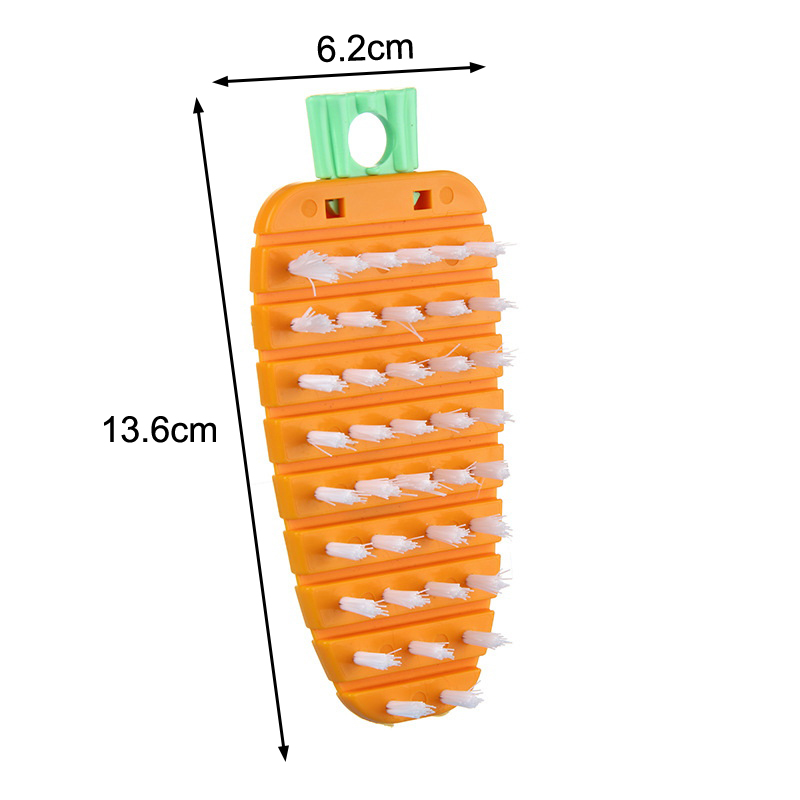 FlexiClean Vegetable Scrub Brush For Potatoes Carrots Kitchen Gaps 5