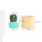 Cactus Handle Dish Scrubber Brush with Nano Cleaning Ball for Pots, Pans & Sinks