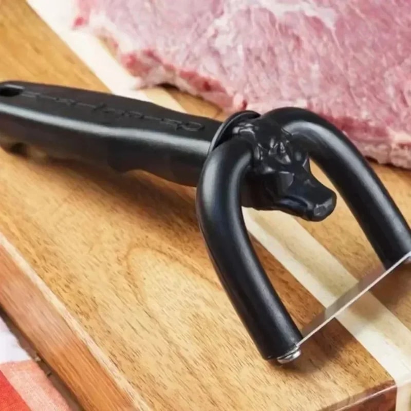 PrecisionTrim Manual Meat Slicer & Fat Trimmer for Beef, Pork and BBQ Prep